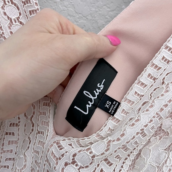 Alianna White Lace Mermaid Maxi Dress Lulus Size XS Romantic Bridal Shower - Picture 6 of 10